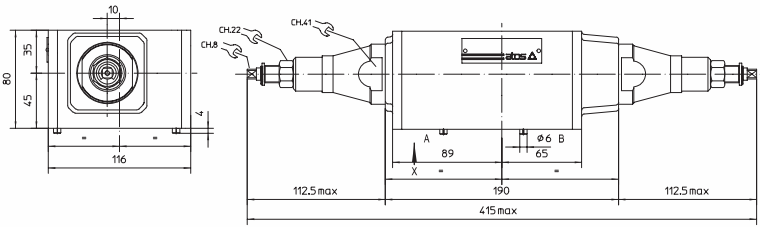 размеры дросселей JPQ-312 /G, JPQ-322 /G 