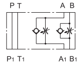 Гидросхема дросселя ERS4M-RD/40 Гидросхема дросселя ERS4M-RD/40