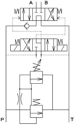 Гидросхема гидроблоков ВЕХ16-...-ПППК