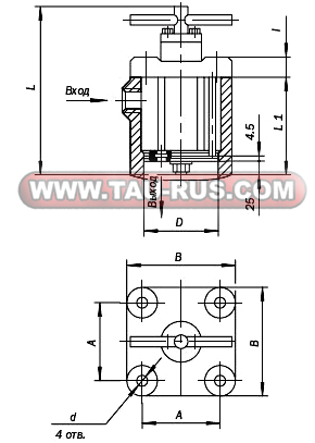 Размеры фильтров 10-80-2, 16-80-2, 25-80-2, 40-80-2, 16-125-2, 25-125-2, 40-125-2, 63-125-2