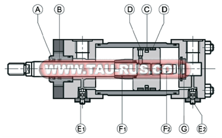 Гидроцилиндры HC2A*, HC2B*, HC2C*, HC2D*, HC2F*, HC2G*, ... по ISO 6020/2 и DIN 24554 Гидроцилиндры HC2A*, HC2B*, HC2C*, HC2D*, HC2F*, HC2G*, ... по ISO 6020/2 и DIN 24554