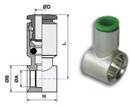 Фитинг-серьга под пустотелый болт или дроссель чертёж, фото