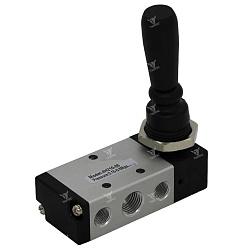 Пневмораспределители с ручным (мускульным) управлением