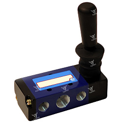 5Р-6-25*-3, 5P-6-26*-3 - Пневмораспределители с ручным управлением 5/2, K1/4" (ТУ2-053-00224842-027-