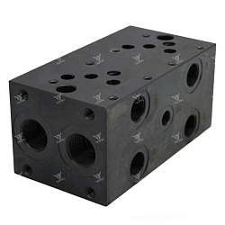 MD-05P - Плиты гидравлические многоместные CETOP 05 (Ду=10 мм) для ВЕ10