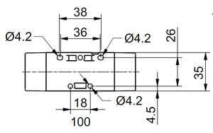 Пневмораспределитель Т488.52.11.1 Пневмораспределитель Т488.52.11.1