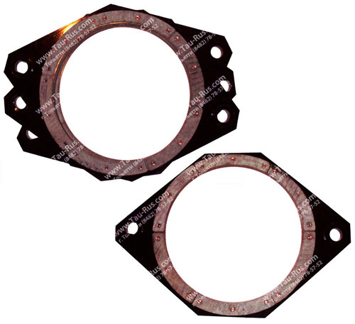 Диск тормозной с накладками УВ-3141-00Б-009 (комплект) к муфте-тормоз УВ3141 параметры, фото